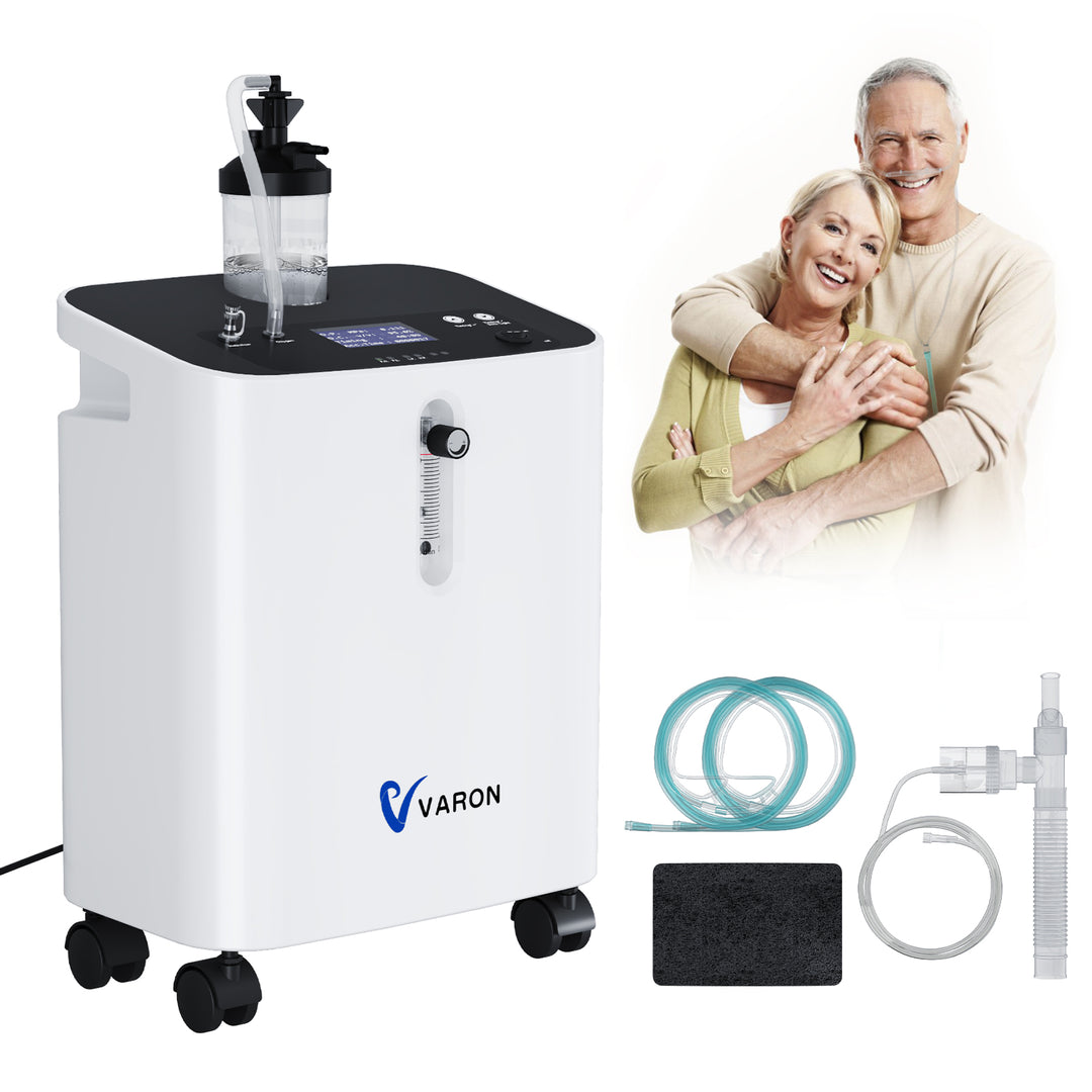 Concentrador de oxígeno doméstico VARON VH-3 PRO | Terapia confortable de  1-10 niveles (ajustable), con certificación CE