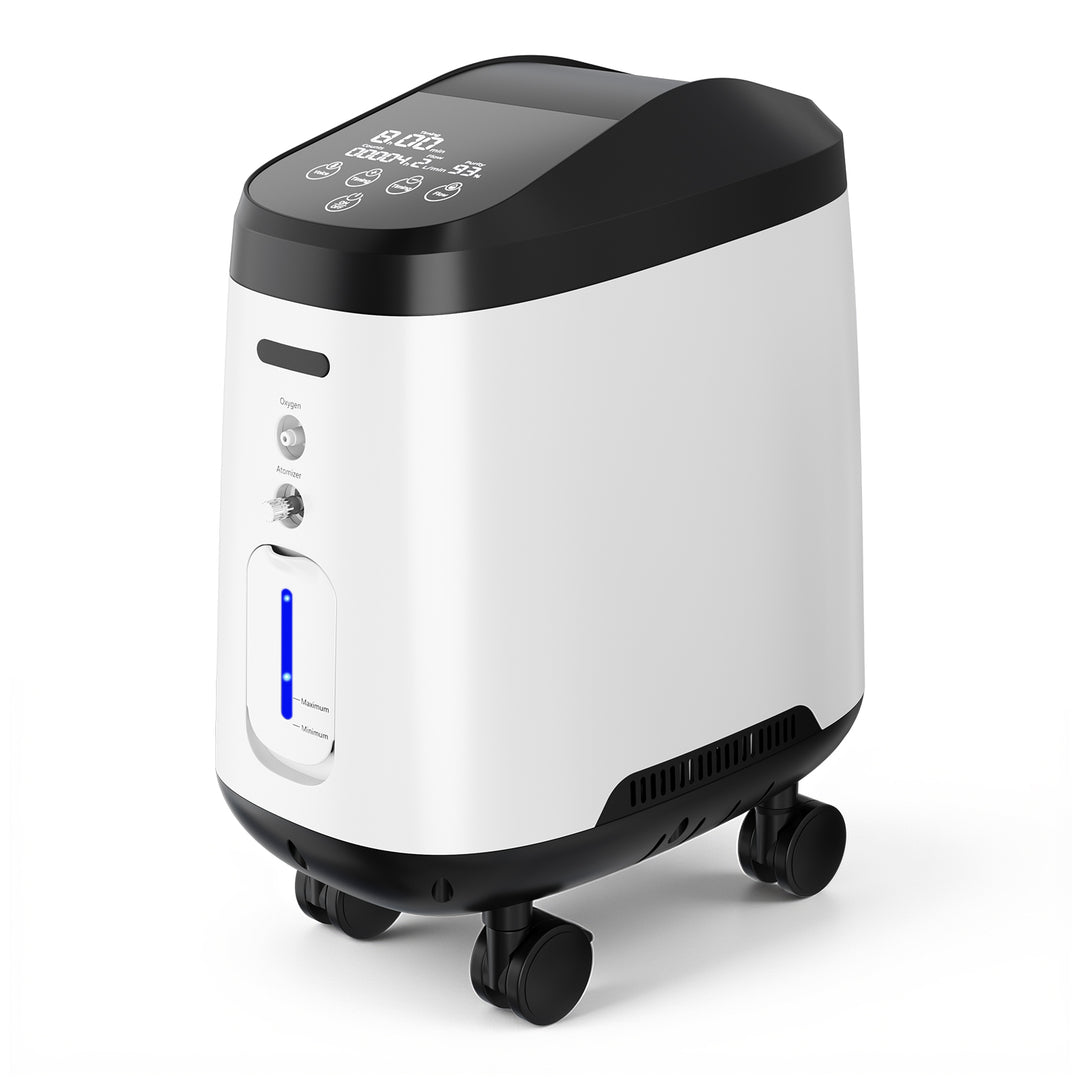 Concentrador de oxígeno doméstico VARON VH-2 PRO |  1-9 niveles (ajustable), funcionamiento 24 h, homologación CE