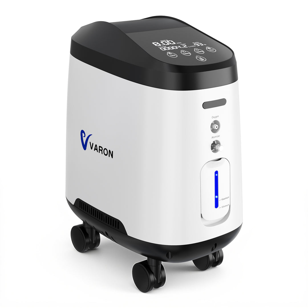Concentrador de oxígeno doméstico VARON VH-2 PRO |  1-9 niveles (ajustable), funcionamiento 24 h, homologación CE