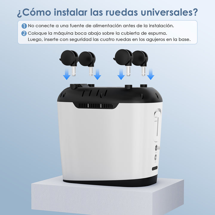 Concentrador de oxígeno doméstico VARON VH-2 PRO |  1-9 niveles (ajustable), funcionamiento 24 h, homologación CE
