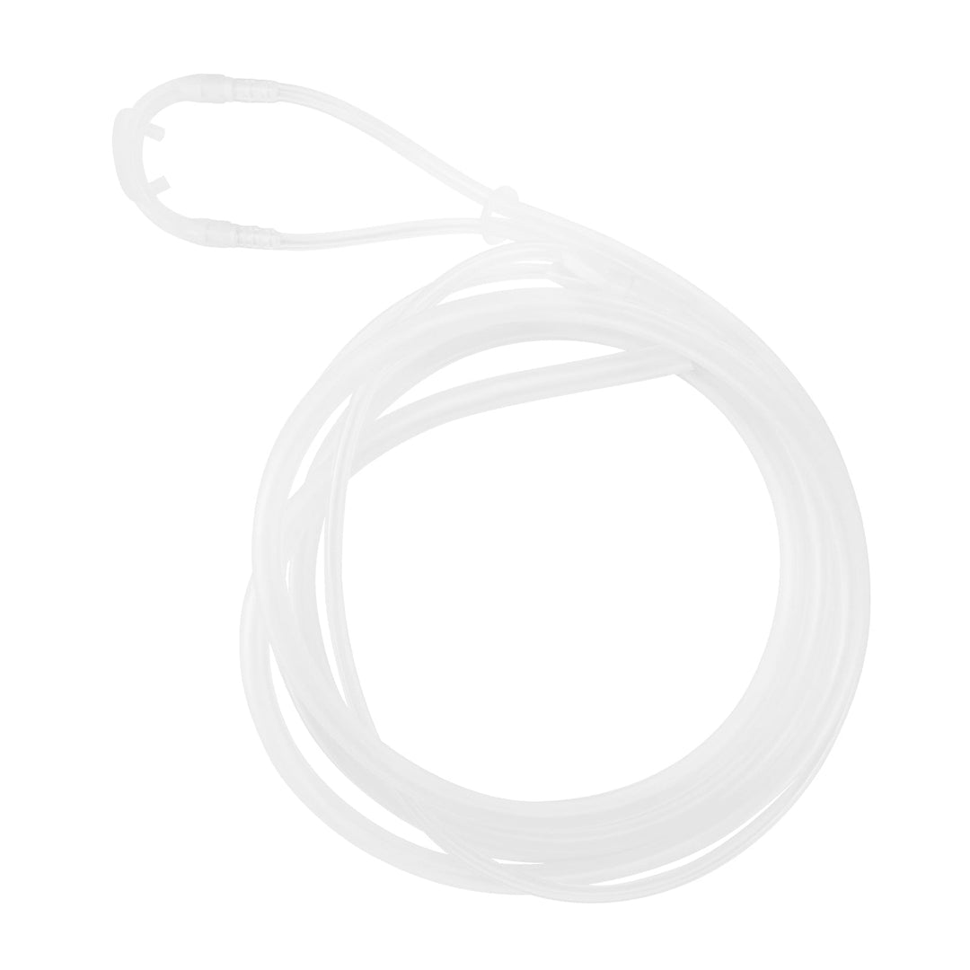 Cánula nasal de silicona suave (5 unidades): cómoda y universal para todos los equipos de oxígeno.