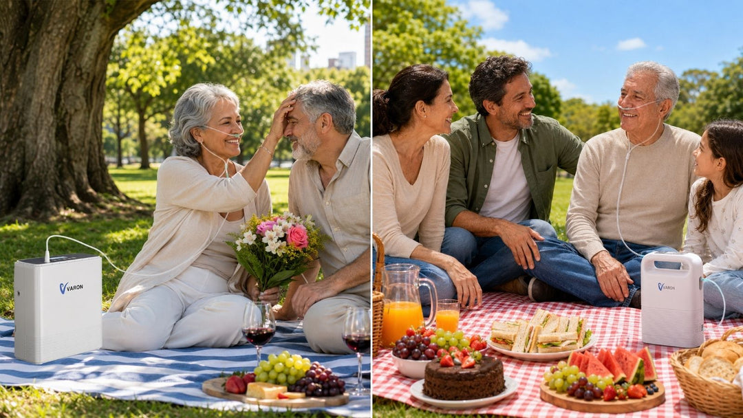 VP-6 vs. VP-2: Concentrador portátil de flujo continuo o pulsado