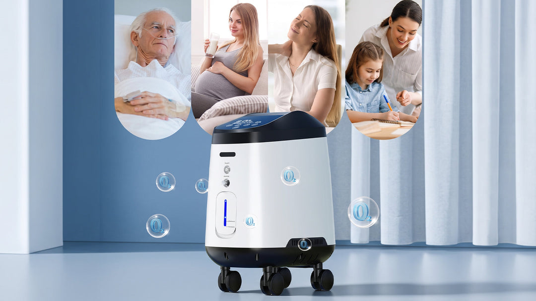 Limpieza del humidificador concentrador de oxígeno