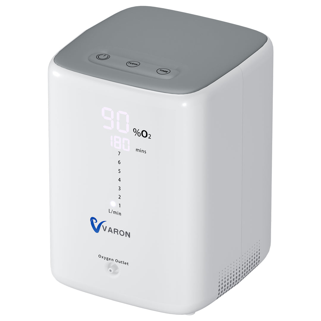 Concentrador de oxígeno doméstico VARON VH-3 | Terapia confortable de  1-7 niveles (ajustable), con certificación CE