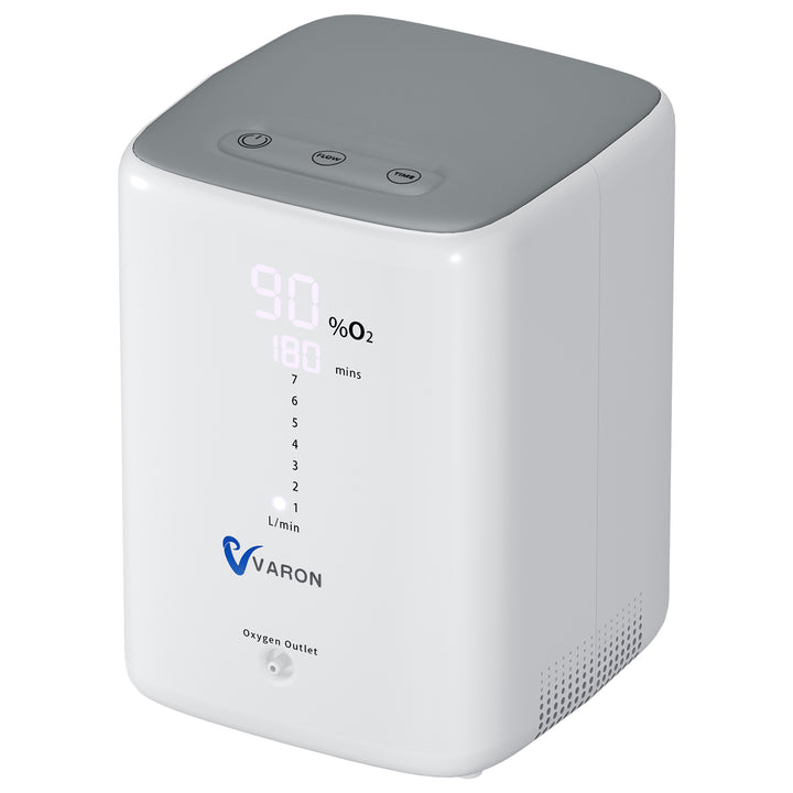 Concentrador de oxígeno doméstico VARON VH-3 | Terapia confortable de  1-7 niveles (ajustable), con certificación CE