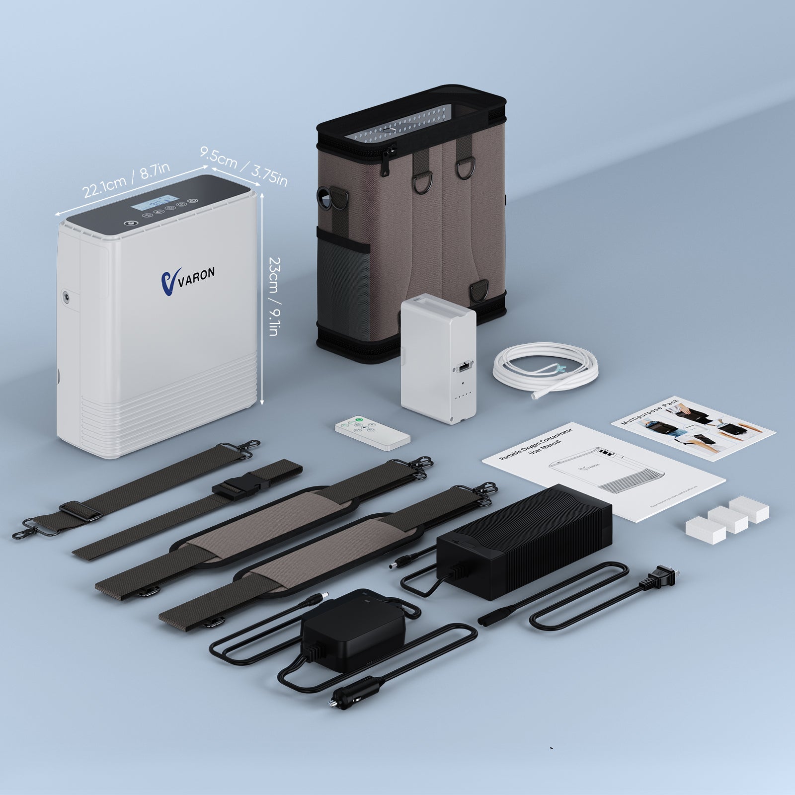 Accesorios para el concentrador de oxígeno portátil VARON VP-6