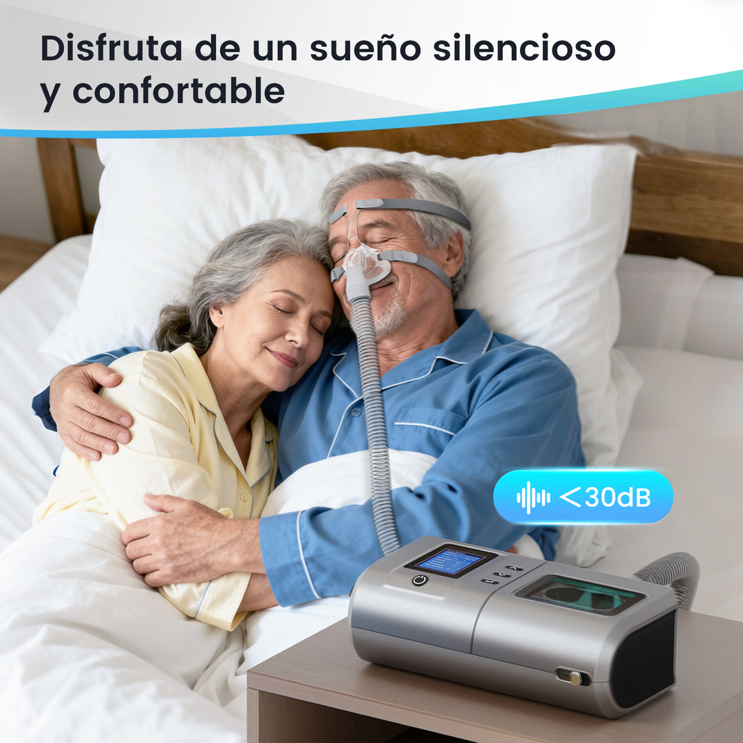 VARON DS-6 Auto CPAP | Tratamiento para Apnea del Sueño | Ajuste Automático de Presión, Fácil Uso | CE Médico