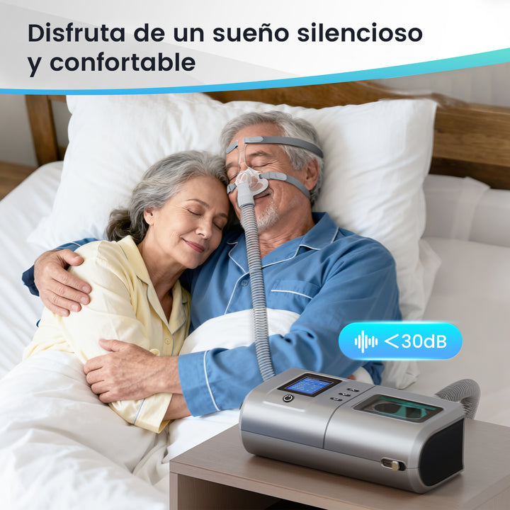 VARON DS-6 Auto CPAP | Tratamiento para Apnea del Sueño | Ajuste Automático de Presión, Fácil Uso | CE Médico