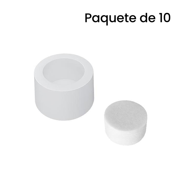 10 paquetes de filtros de algodón de repuesto para el concentrador de oxígeno doméstico VH-4.