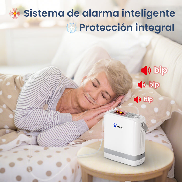 Preventa: New VARON VP-8G | Concentrador de Oxígeno Portátil de Flujo por Pulsos (niveles 1–8)