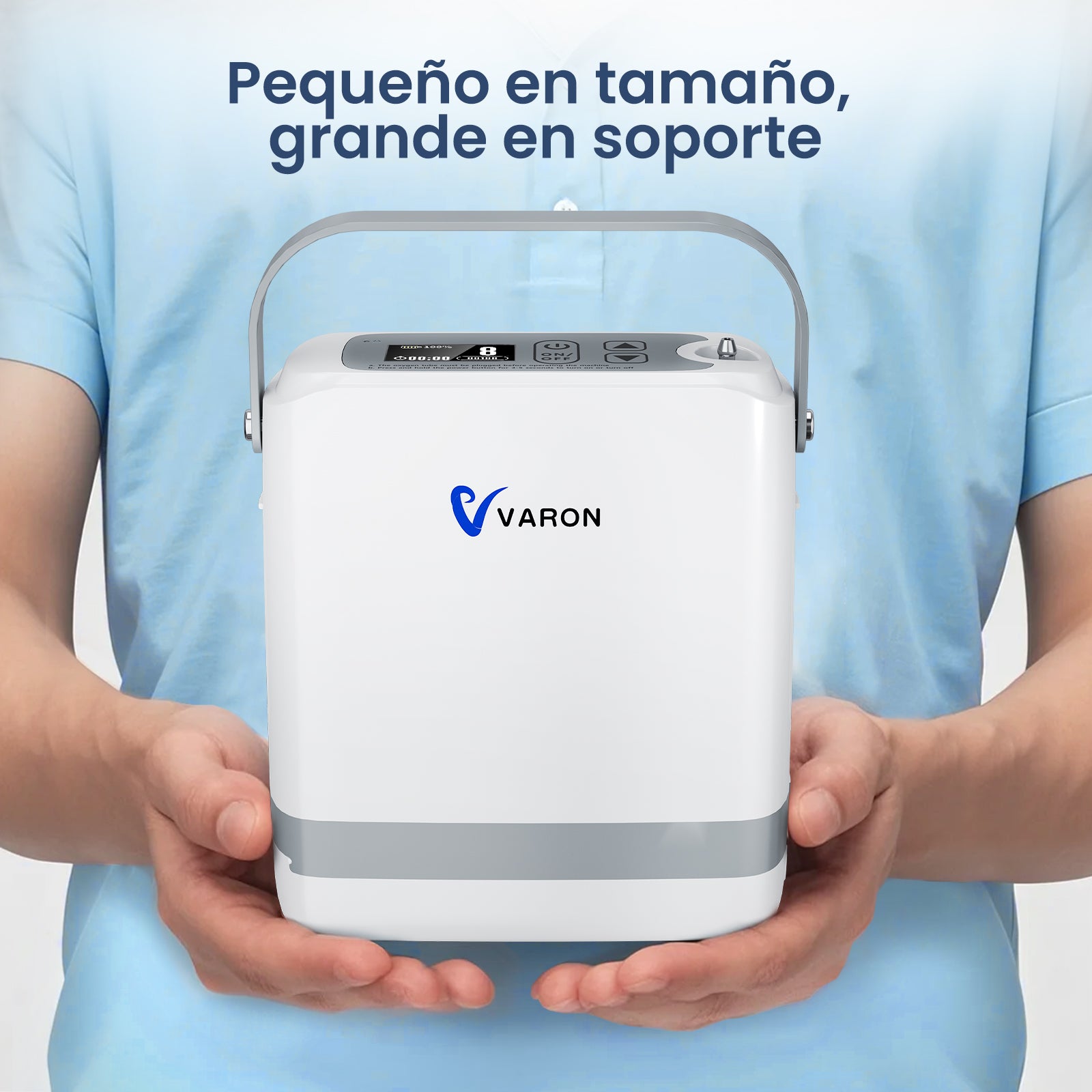 Preventa: New VARON VP-8G | Concentrador de Oxígeno Portátil de Flujo por Pulsos (niveles 1–8)