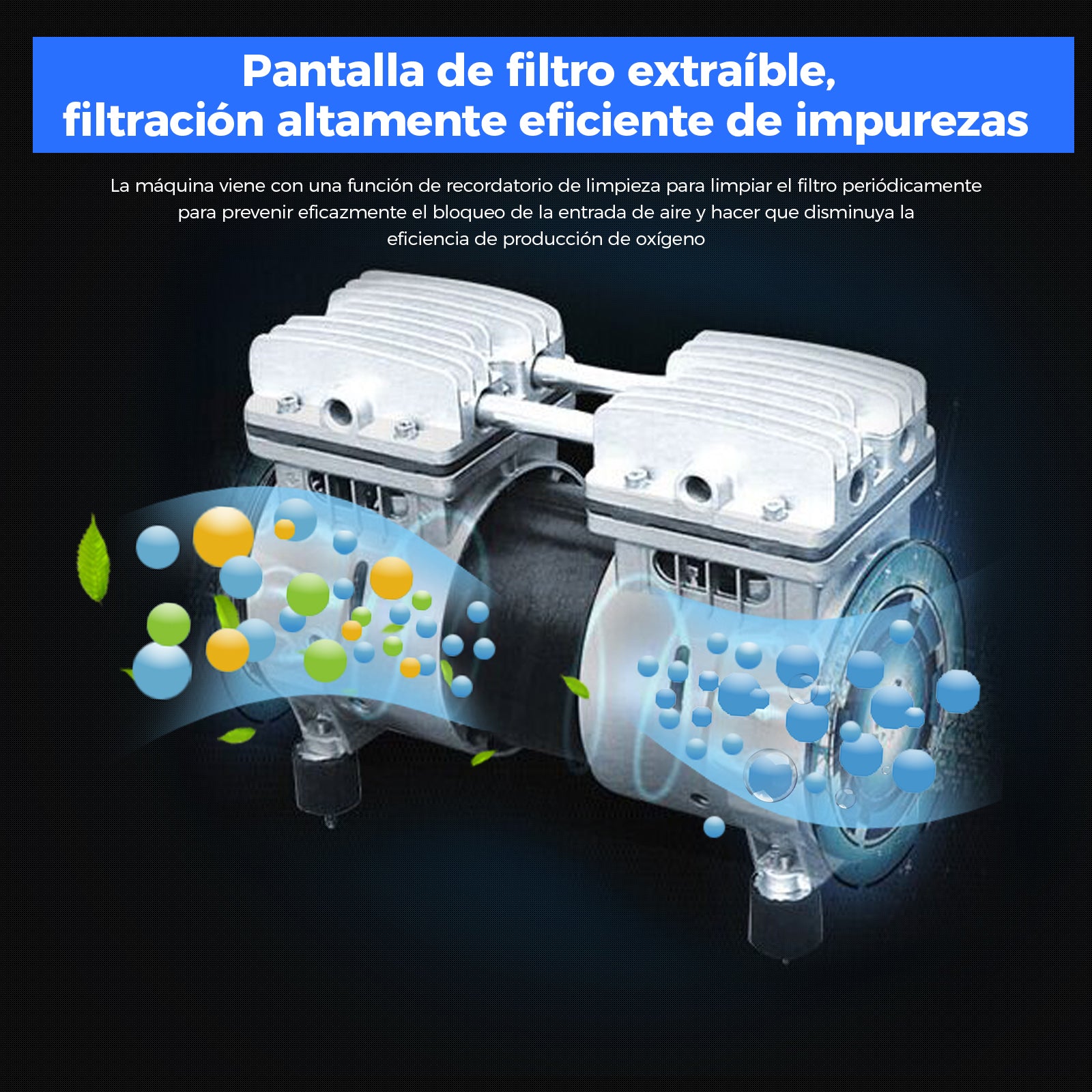 VARON VL-1 produce oxígeno mediante separación por adsorción por cambio de presión (PSA)