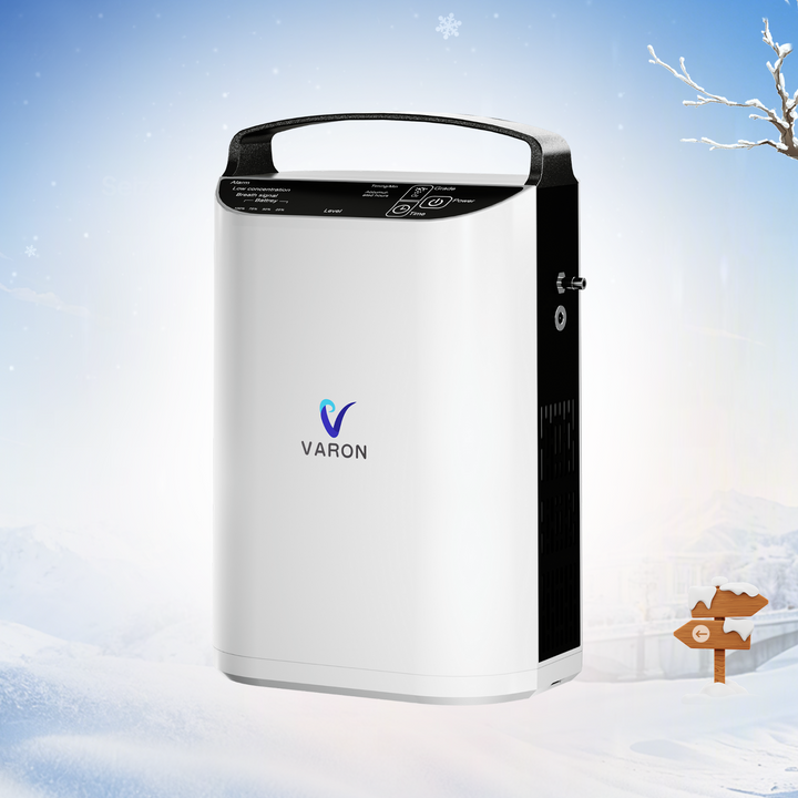 Concentrador de oxigeno portátil VARON VP-1 Pulse | Funcionamiento 24 horas, homologación CE