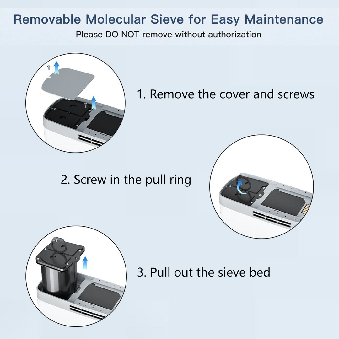 VP-8G Concentrador de Oxigeno – Torre de Tamiz Molecular