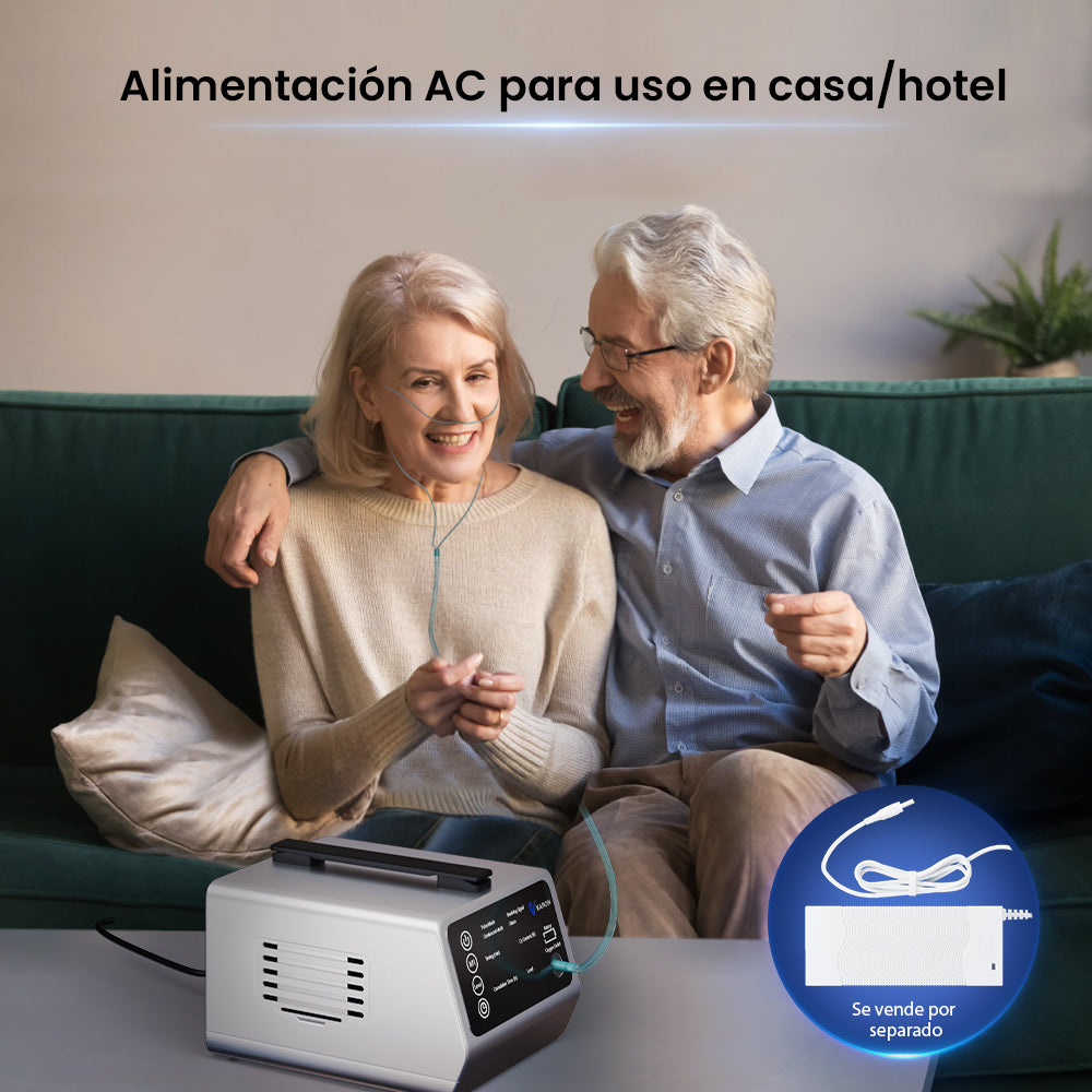 VARON VT-1 | Concentrador de oxígeno de viaje con doble modo (niveles 1-5)