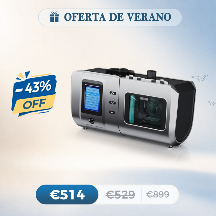 VARON DS-6 Auto CPAP | Tratamiento para Apnea del Sueño | Ajuste Automático de Presión, Fácil Uso | CE Médico