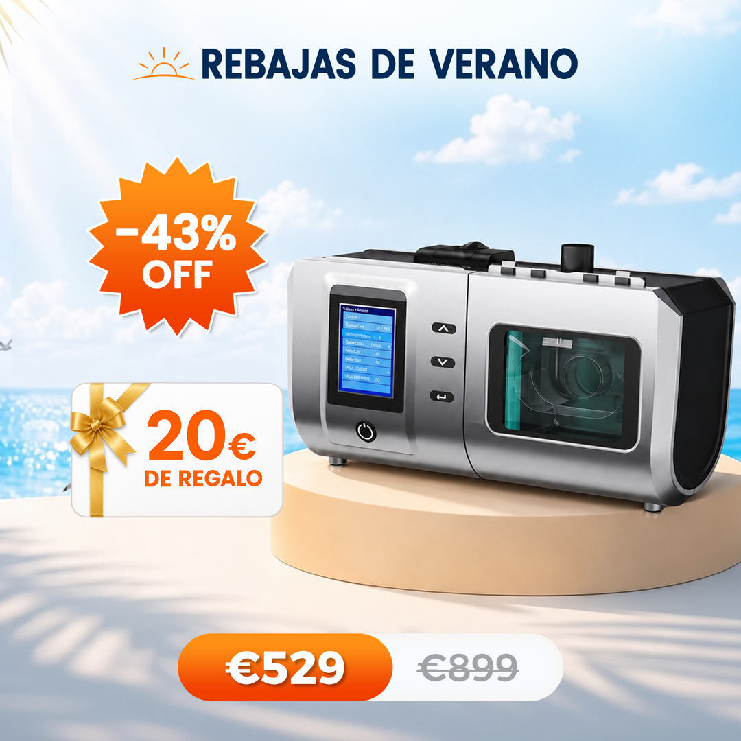 VARON DS-6 Auto CPAP | Tratamiento para Apnea del Sueño | Ajuste Automático de Presión, Fácil Uso | CE Médico