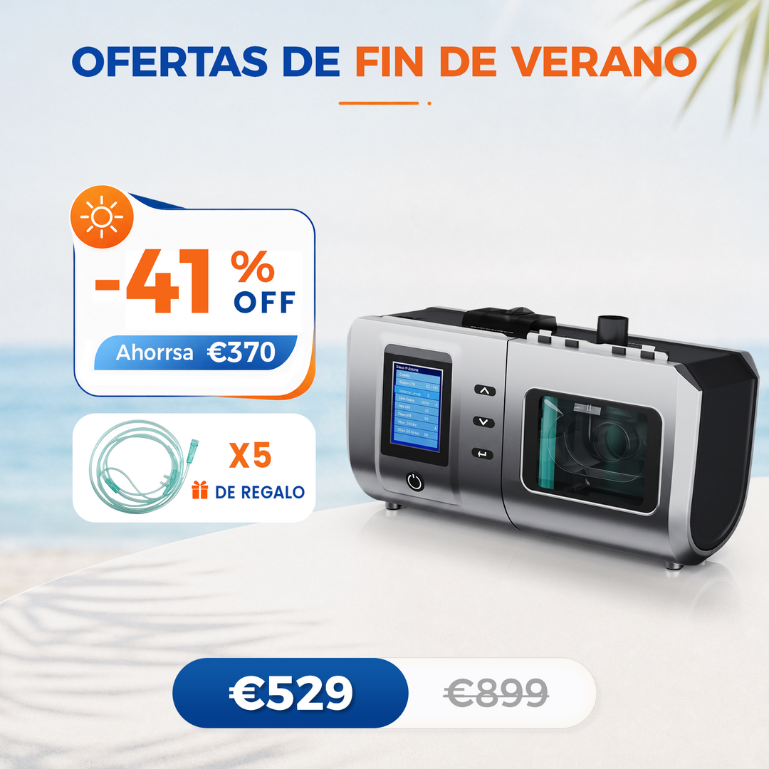 VARON DS-6 Auto CPAP | Tratamiento para Apnea del Sueño | Ajuste Automático de Presión, Fácil Uso | CE Médico