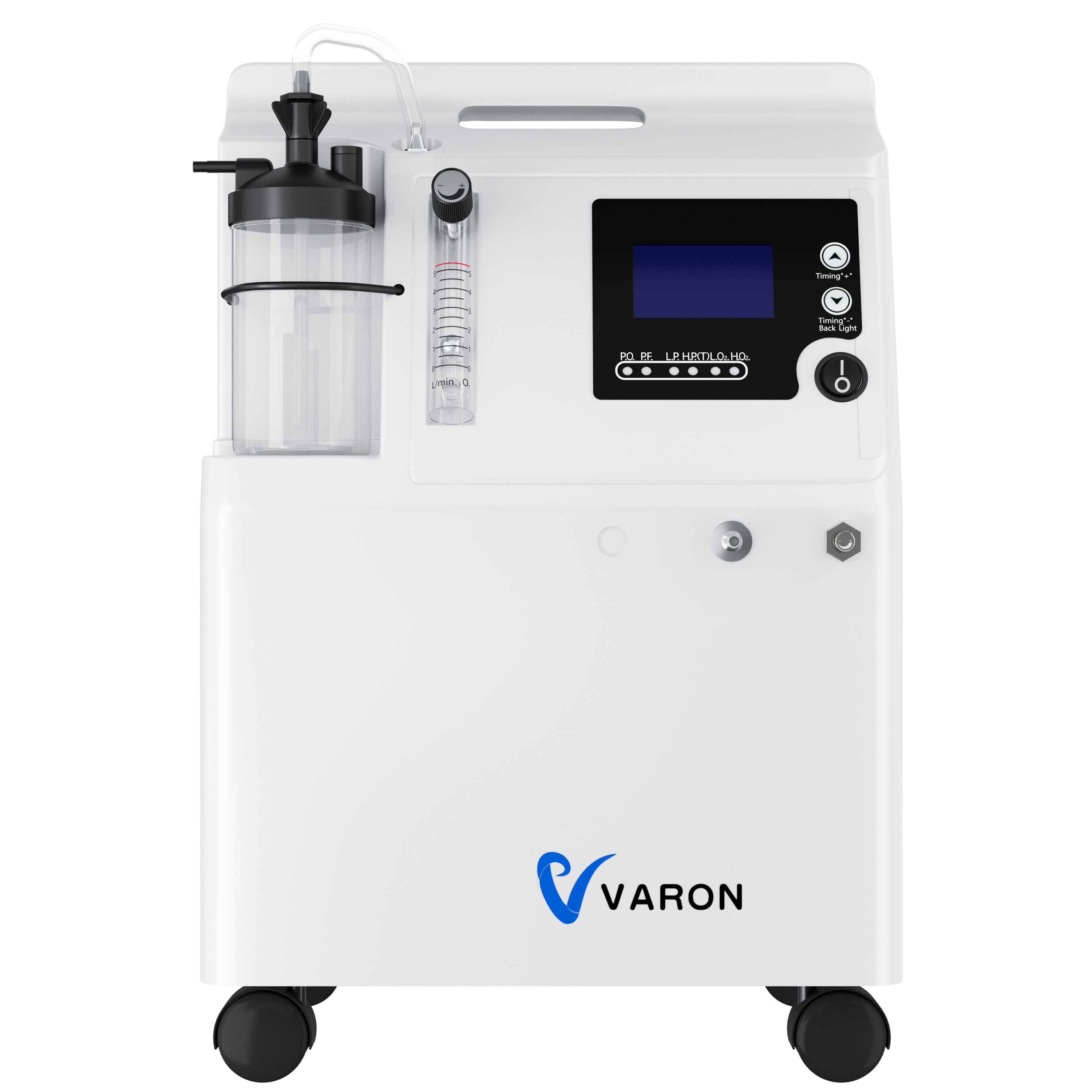 Concentrador de oxígeno VARON Serene de 5 l | Funcionamiento 72 h. Aprobado por la FDA y la CE