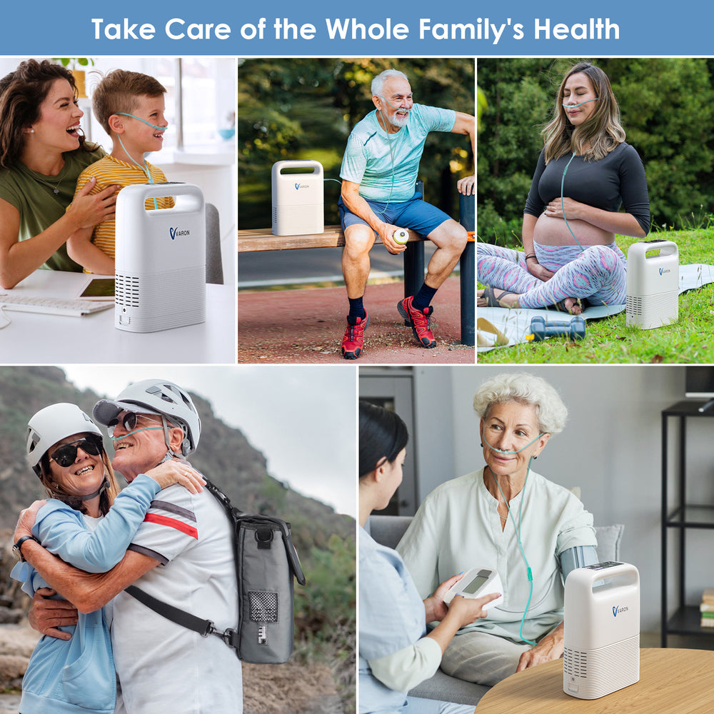 Mochila concentradora de oxígeno portátil VP-2 multifuncional para viajes y uso al aire libre