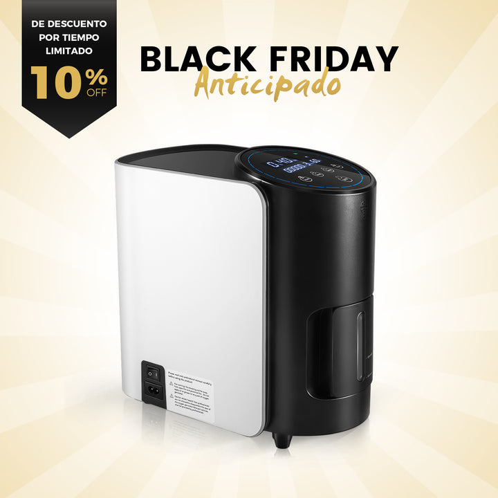 Concentrador de oxígeno doméstico VARON VH-1 |  1-7 niveles (ajustable), Vital Senior Health, con certificación CE